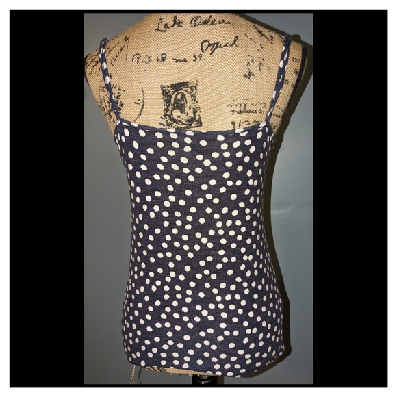 Ann Taylor Loft polka dot Cami size medium - Picture 3 of 3